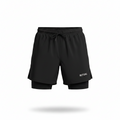 Shorts cortos de running 2 en 1