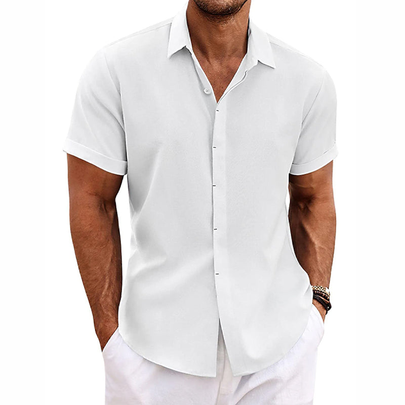 Camisa de manga corta de algodón