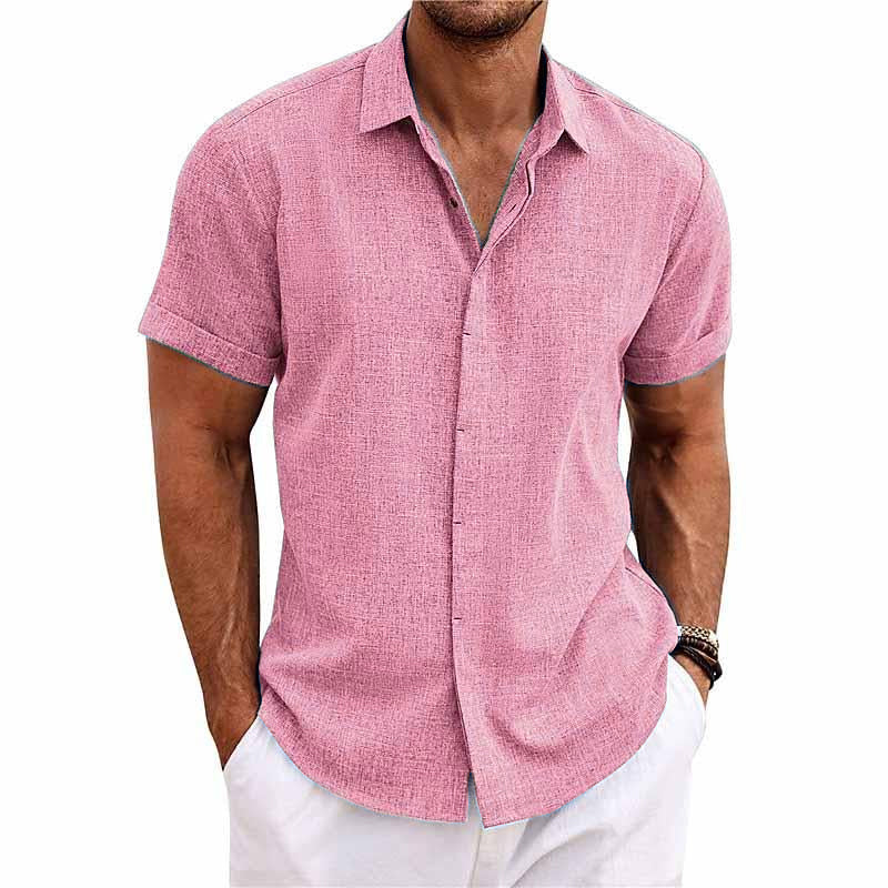 Camisa de manga corta de algodón