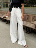 Pantalones anchos lisos