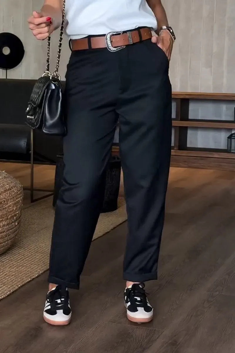 MATHILDA | PANTALONES DE RAYAS ELEGANTES QUE FAVORECEN LA FIGURA