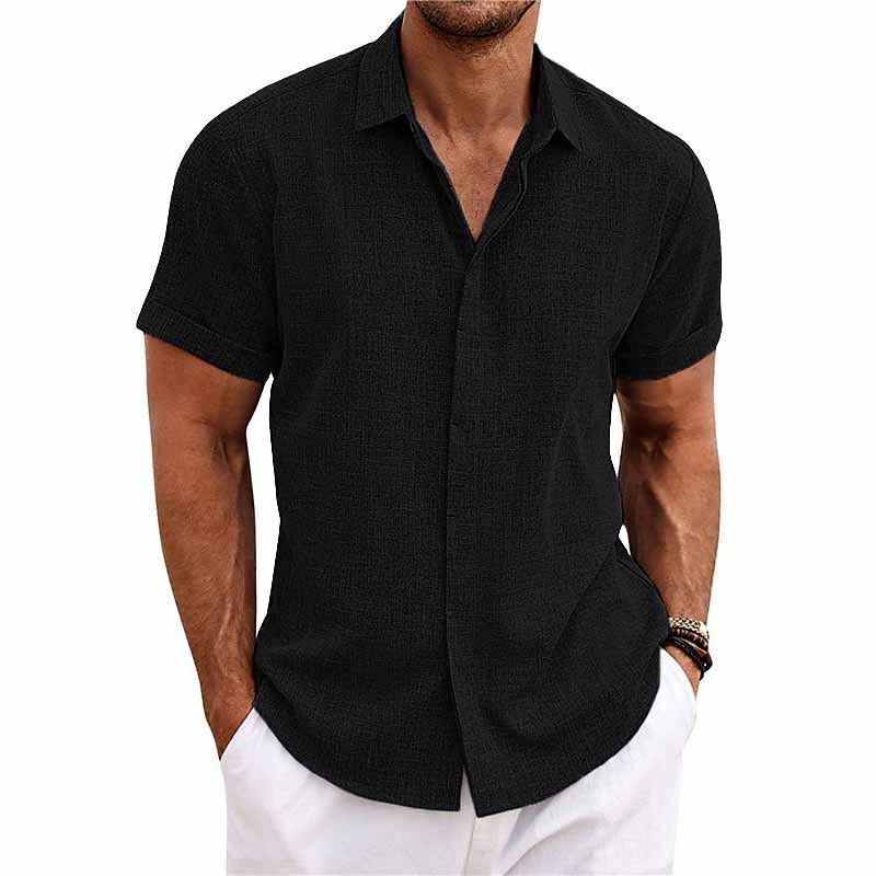 Camisa de manga corta de algodón