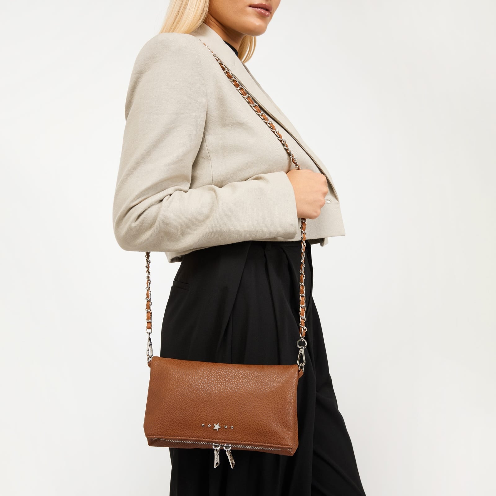 Laurini bolso bandolera pequeño con solapa