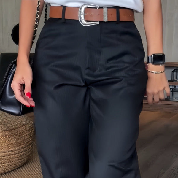 MATHILDA | PANTALONES DE RAYAS ELEGANTES QUE FAVORECEN LA FIGURA
